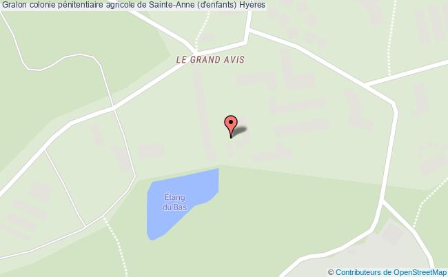 Colonie Pénitentiaire Agricole De Sainte-anne (d'enfants)  Hyeres-les-palmiers