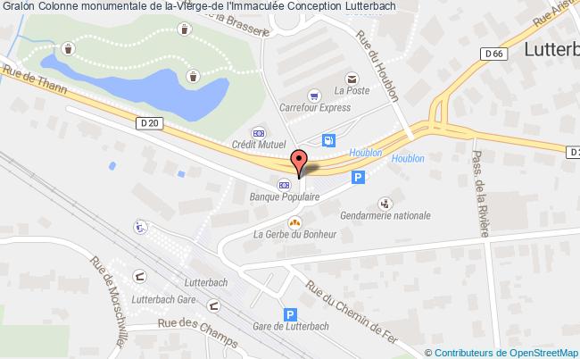 Colonne Monumentale De La-vierge-de L'immaculée Conception  Lutterbach