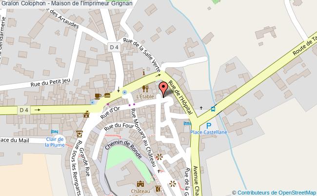 Colophon - Maison De L'imprimeur  Grignan