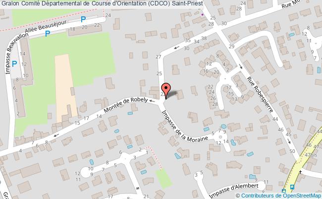 Comité Départemental De Course D'orientation (cdco)  Saint-priest