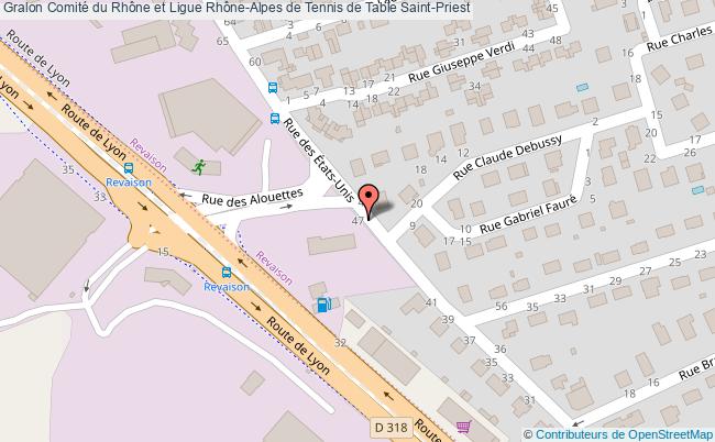 Comité Du Rhône Et Ligue Rhône-alpes De Tennis De Table  Saint-priest