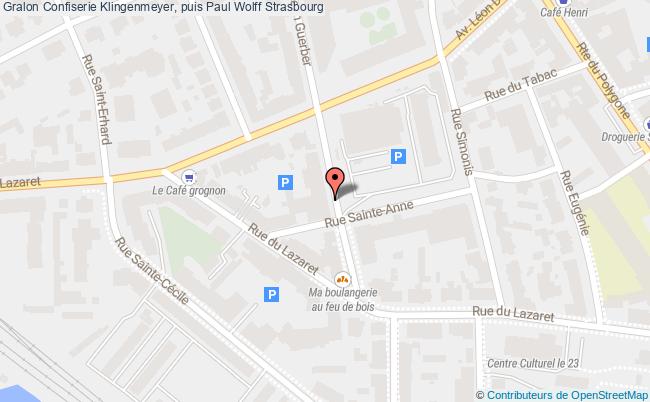 Confiserie Klingenmeyer, Puis Paul Wolff  Strasbourg