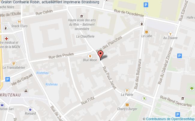 Confiserie Robin, Actuellement Imprimerie  Strasbourg