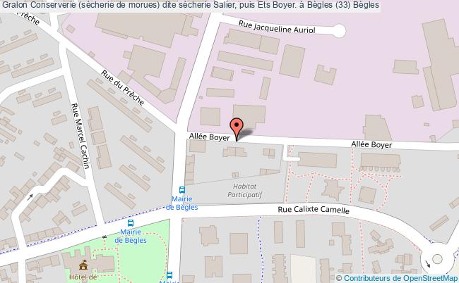 Conserverie (sécherie De Morues) Dite Sécherie Salier, Puis Ets Boyer. à Bègles (33) 