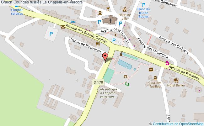 Cour Des Fusillés  La Chapelle-en-vercors