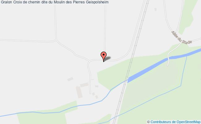 Croix De Chemin Dite Du Moulin Des Pierres  Geispolsheim