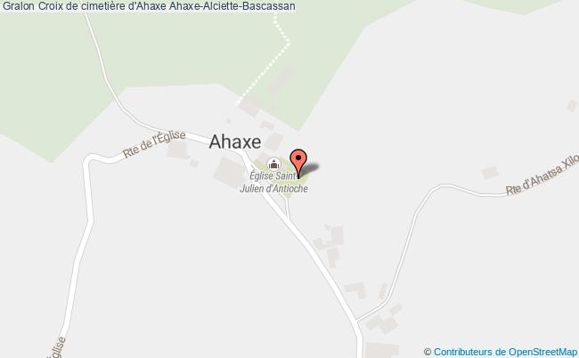 Croix De Cimetière D'ahaxe  Ahaxe-alciette-bascassan