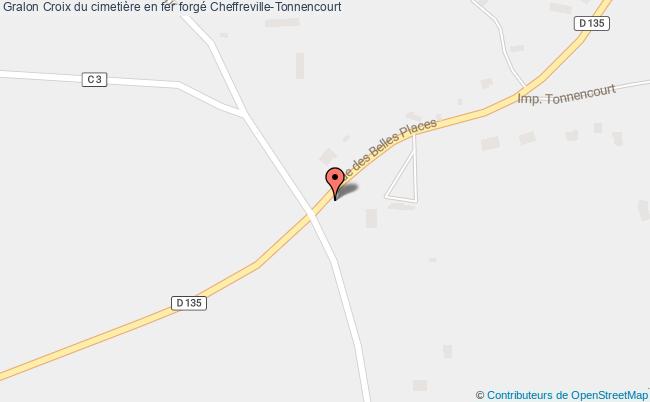 Croix Du Cimetière En Fer Forgé  Cheffreville-tonnencourt