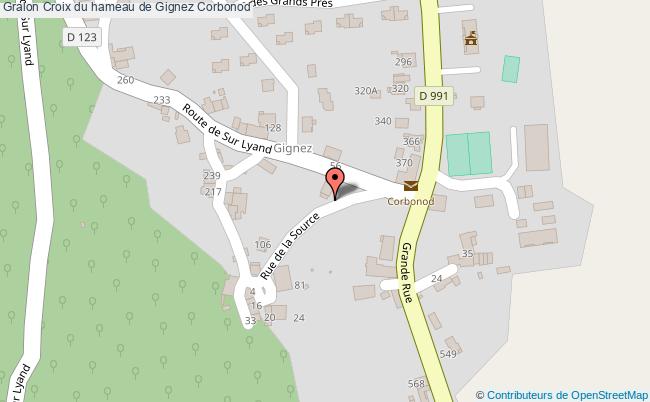 Croix Du Hameau De Gignez  Corbonod