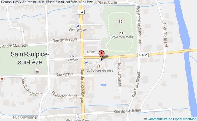 Croix En Fer Du 18e Siècle  Saint-sulpice-sur-lèze