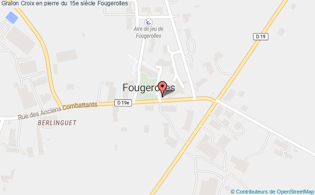 Croix En Pierre Du 15e Siècle  Fougerolles