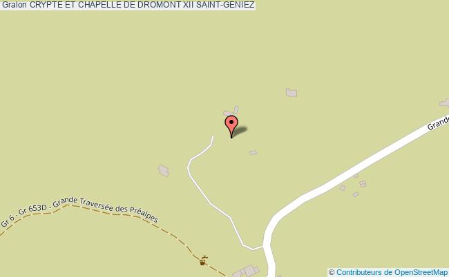 Crypte Et Chapelle De Dromont Xii  Saint-geniez