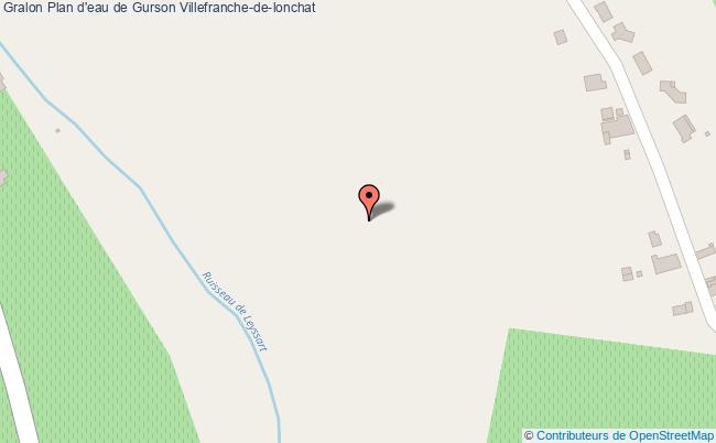 plan Plan D'eau De Gurson Villefranche-de-lonchat Villefranche-de-lonchat