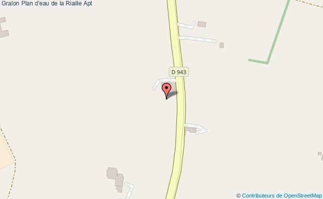 plan Plan D'eau De La Riaille Apt Apt
