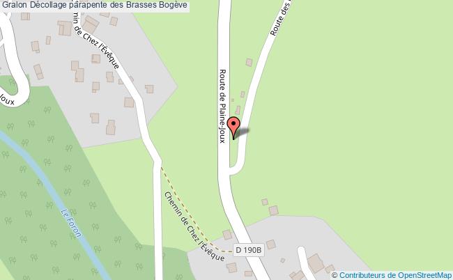 Décollage Parapente Des Brasses  Bogève