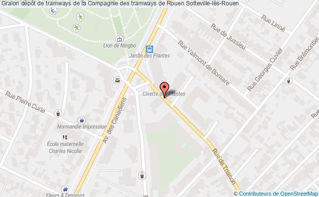 Dépôt De Tramways De La Compagnie Des Tramways De Rouen  Sotteville-lès-rouen