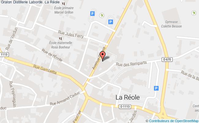 Distillerie Laborde.  La Réole