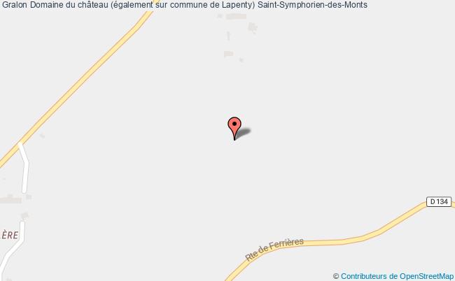 Domaine Du Château (également Sur Commune De Lapenty)  Saint-symphorien-des-monts