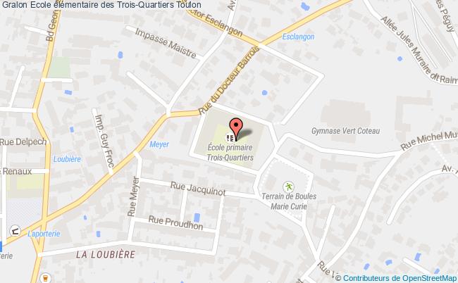 Ecole élémentaire Des Trois-quartiers  Toulon