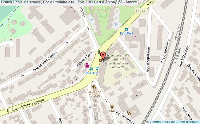 Ecole Maternelle, Ecole Primaire Dite Ecole Paul Bert à Antony (92) 