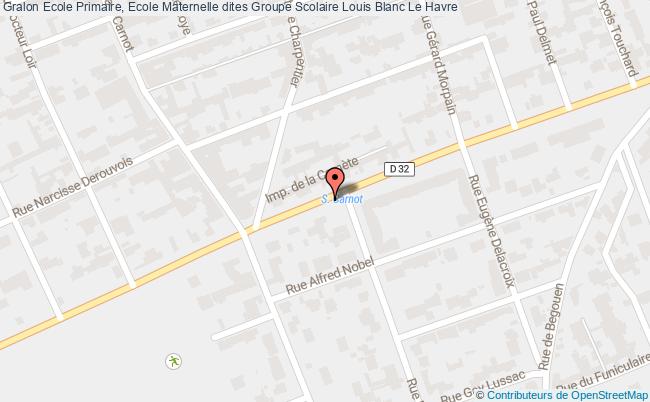 Ecole Primaire, Ecole Maternelle Dites Groupe Scolaire Louis Blanc  Le Havre