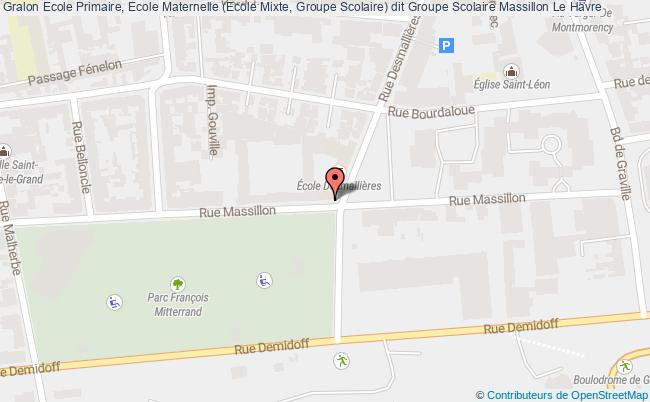Ecole Primaire, Ecole Maternelle (ecole Mixte, Groupe Scolaire) Dit Groupe Scolaire Massillon  Le Havre