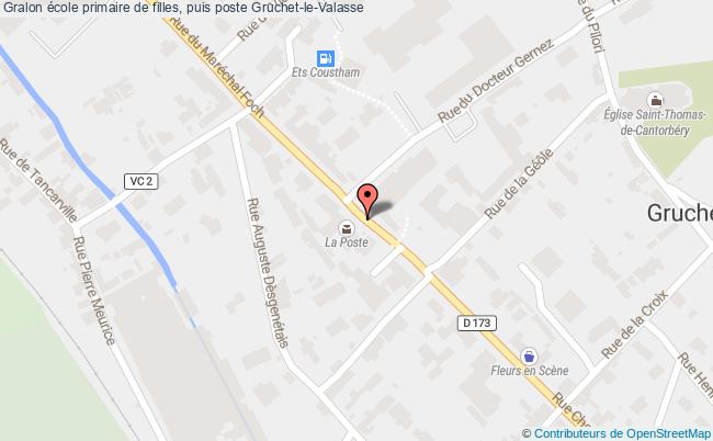 école Primaire De Filles, Puis Poste  Gruchet-le-valasse