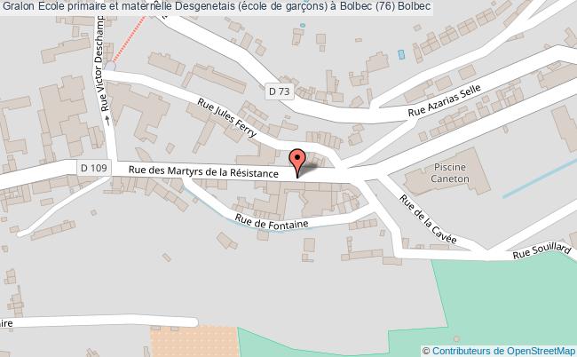 Ecole Primaire Et Maternelle Desgenetais (école De Garçons) à Bolbec (76) 