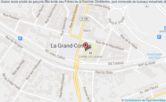 école Privée De Garçons Dite école Des Frères De La Doctrine Chrétienne, Puis Immeuble De Bureaux Industriels Dit Bureaux De La Compagnie Des Mines De La Grand'combe  La Grand-combe