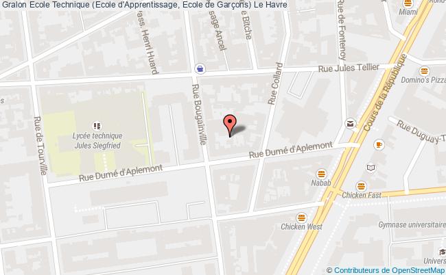 Ecole Technique (ecole D'apprentissage, Ecole De Garçons)  Le Havre