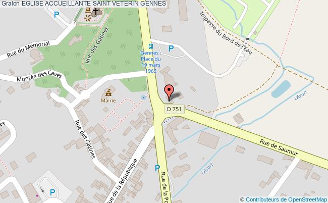 Eglise Accueillante Saint Veterin  Gennes