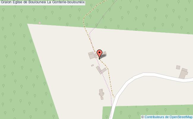 Eglise De Boulouneix  La Gonterie-boulouneix