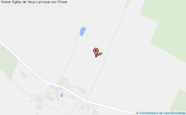 Eglise De Heux  Larroque-sur-l'osse