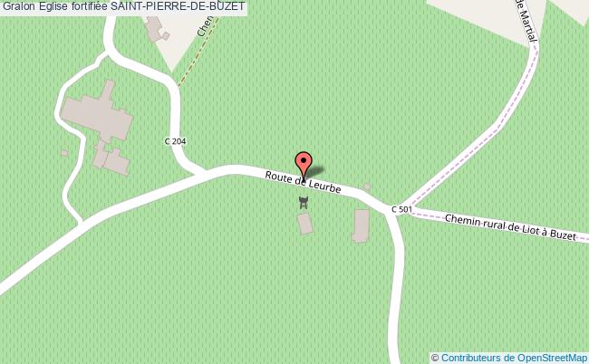 Eglise Fortifiée  Saint-pierre-de-buzet