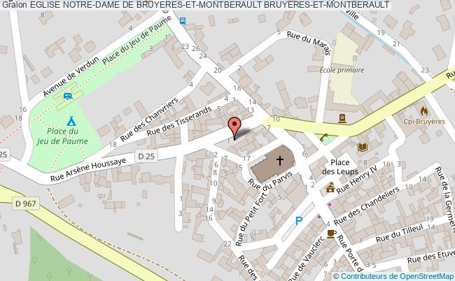 Eglise Notre-dame De Bruyeres-et-montberault  Bruyères-et-montbérault