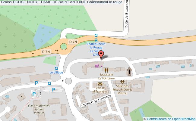 Eglise Notre Dame De Saint Antoine  Châteauneuf-le-rouge