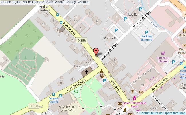 Eglise Notre Dame Et Saint André  Ferney-voltaire