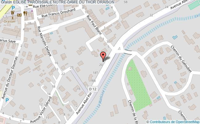 Eglise Paroissiale Notre-dame Du Thor  Oraison