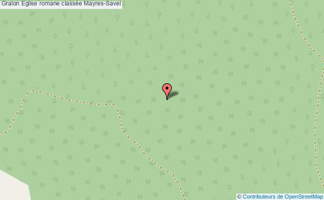 Eglise Romane Classée  Mayres-savel