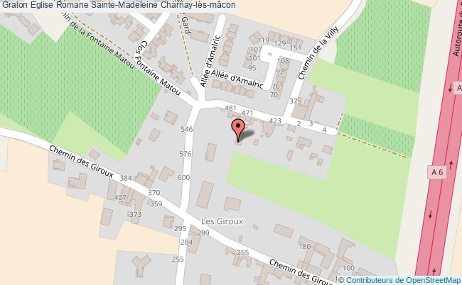 Eglise Romane Sainte-madeleine  Charnay-lès-mâcon