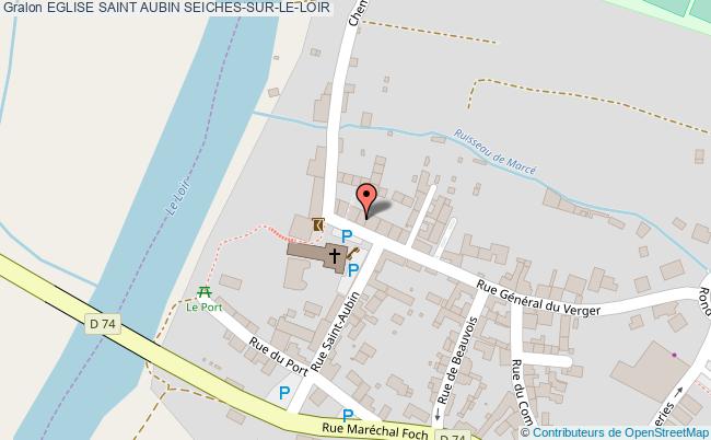 Eglise Saint Aubin  Seiches-sur-le-loir