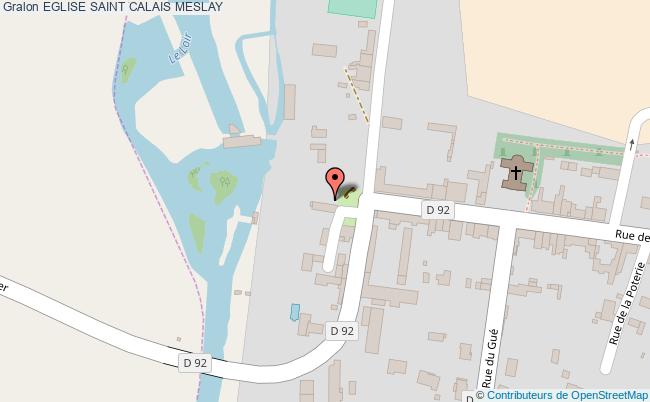 Eglise Saint Calais  Meslay