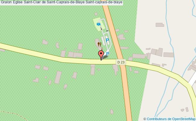 Eglise Saint-clair De Saint-caprais-de-blaye 