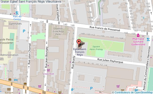 Eglise Saint François Régis  Villeurbanne