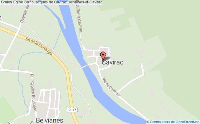 Eglise Saint-jacques De Cavirac  Belvianes-et-cavirac