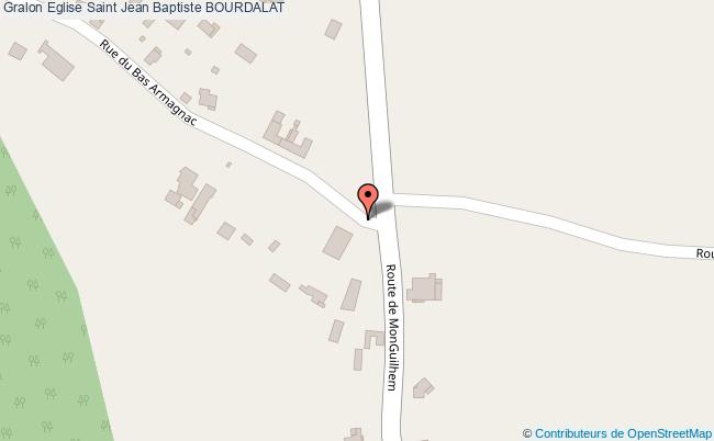 Eglise Saint Jean Baptiste  Bourdalat