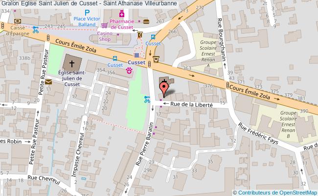 Eglise Saint Julien De Cusset - Saint Athanase  Villeurbanne