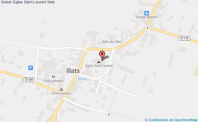 Eglise Saint-laurent  Illats