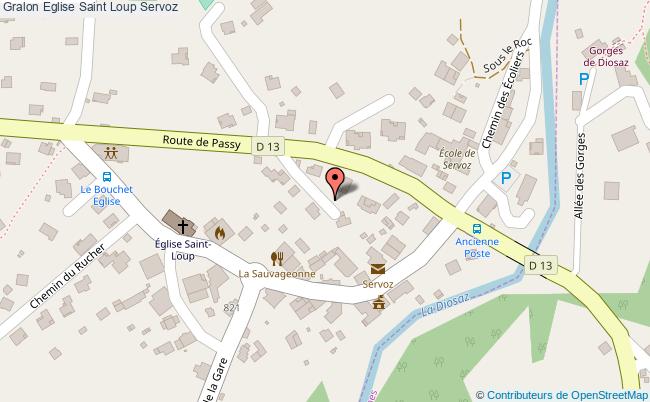 Eglise Saint Loup  Servoz