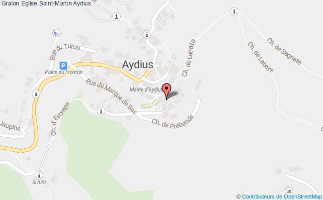 Eglise Saint-martin  Aydius